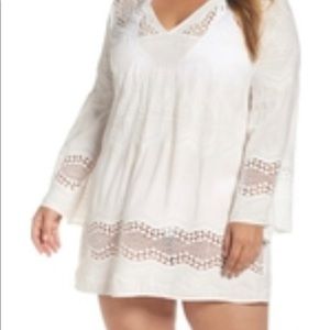 NWOT La Blanca White tunic/mini dress